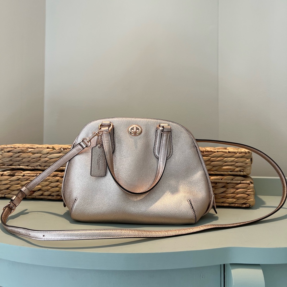 Coach metallic small purse